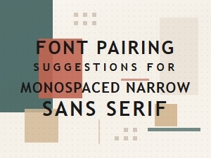 Crafting Elegant Fonts to Complement Monospaced Sans Serifs